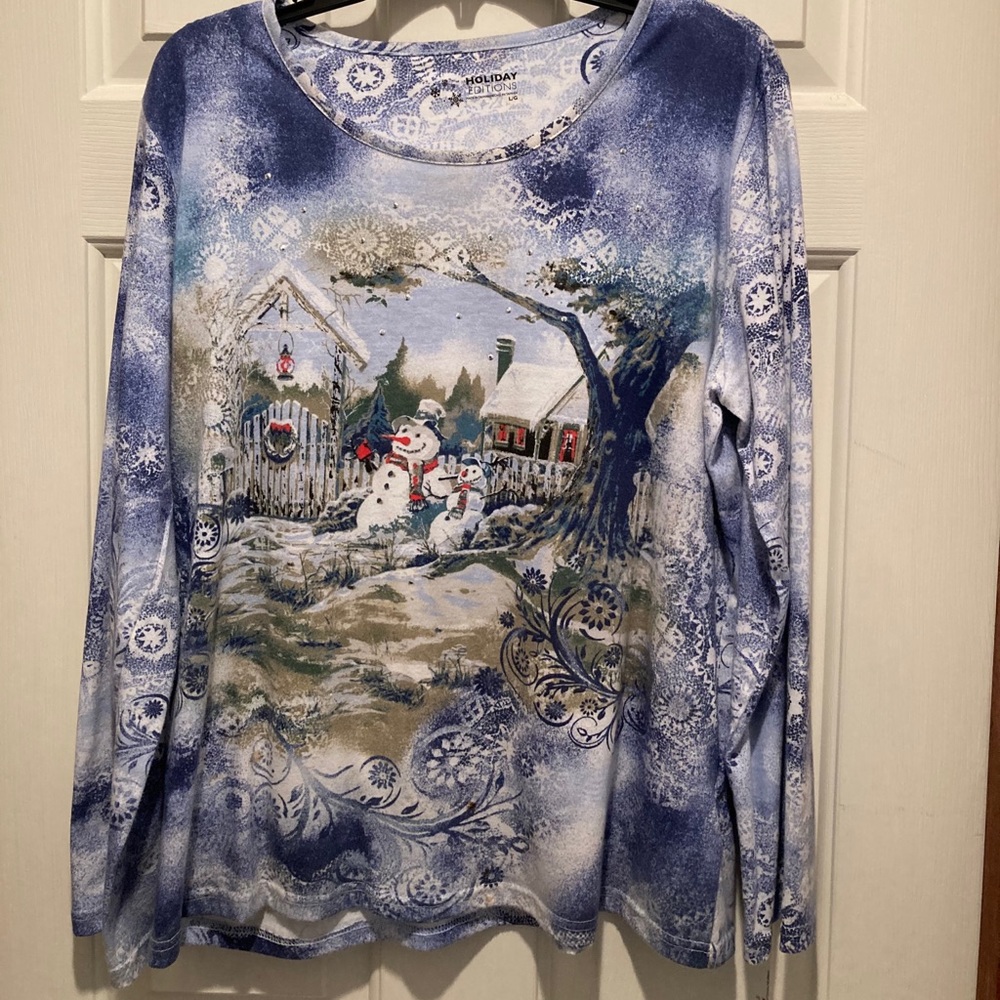 Long sleeve top for Christmas